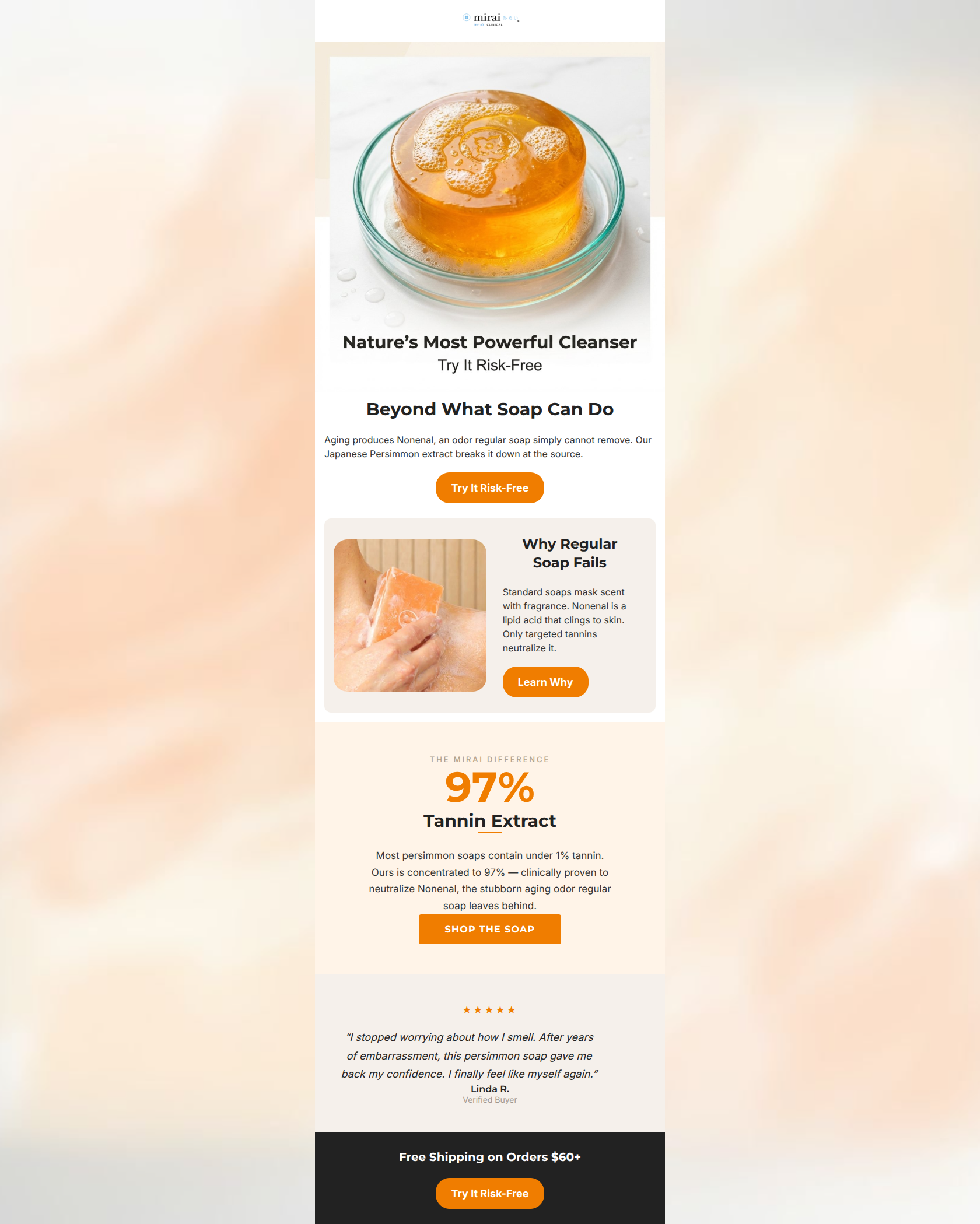 Email design: The odor regular soap can't touch