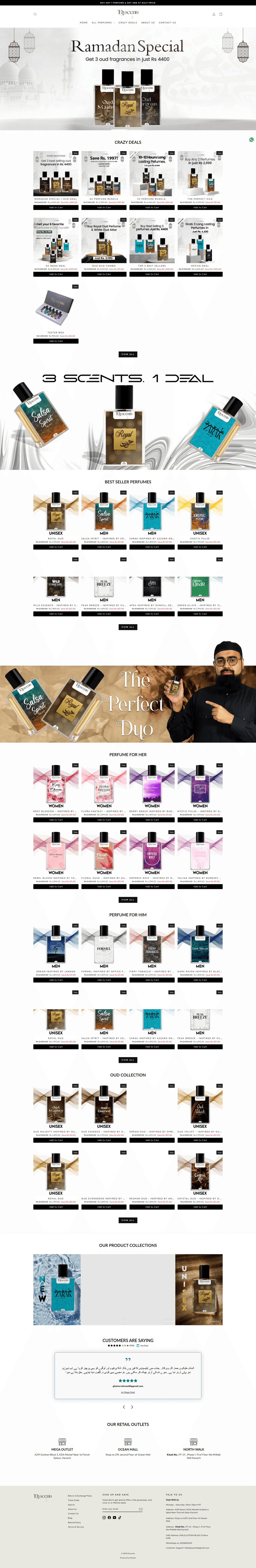 Screenshot of Elyscents