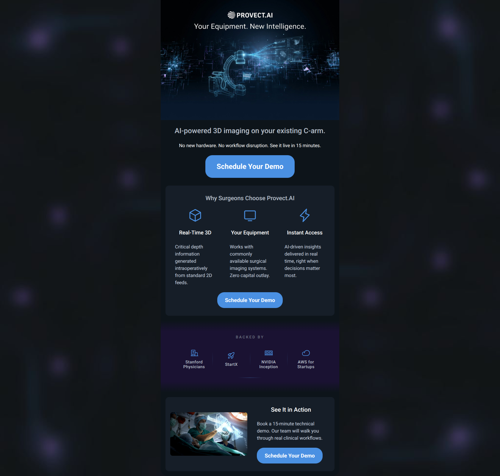 Email design: Unlock 3D insights with equipment you own.
