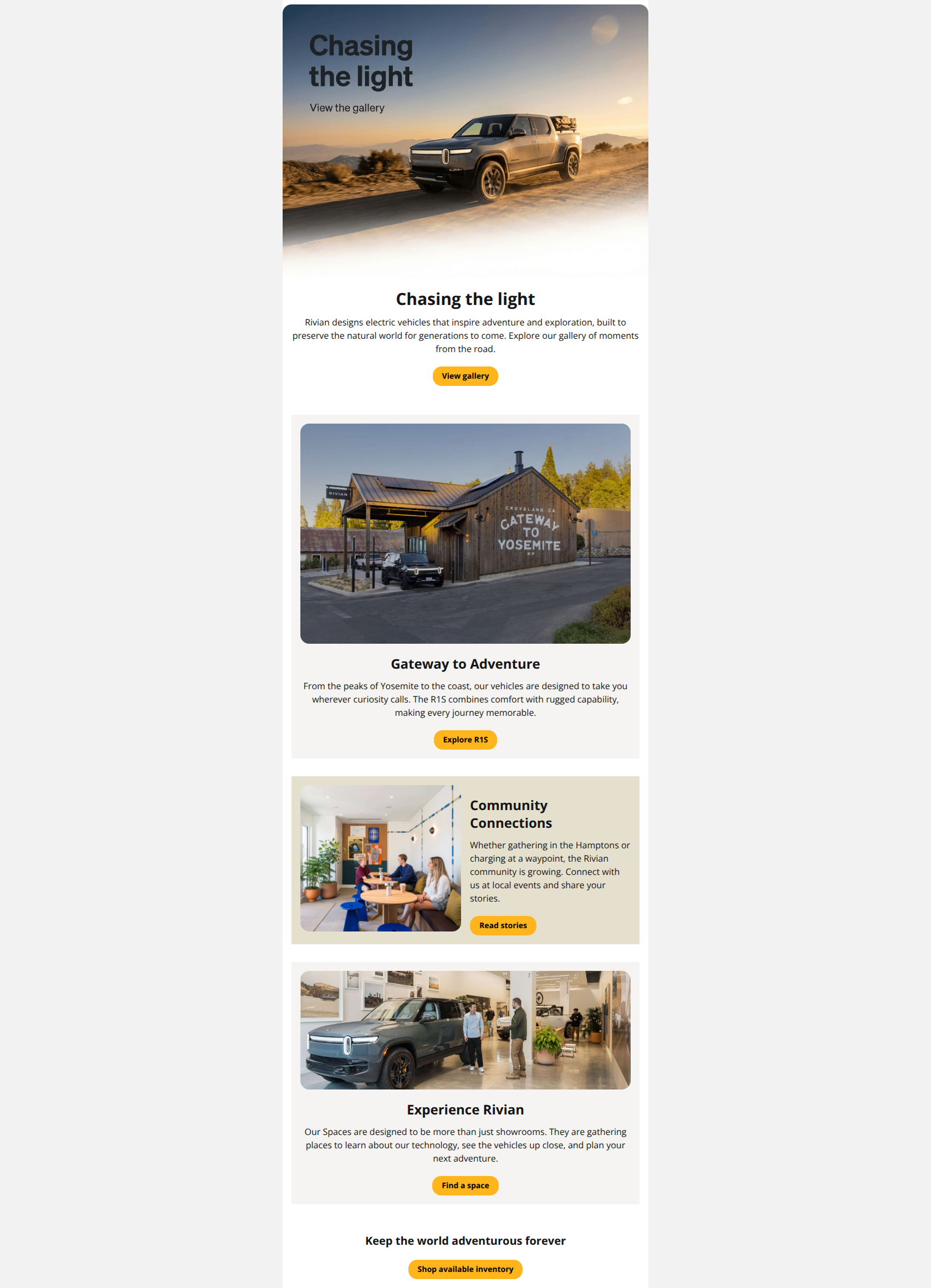 Email design: Explore Our Brand Gallery