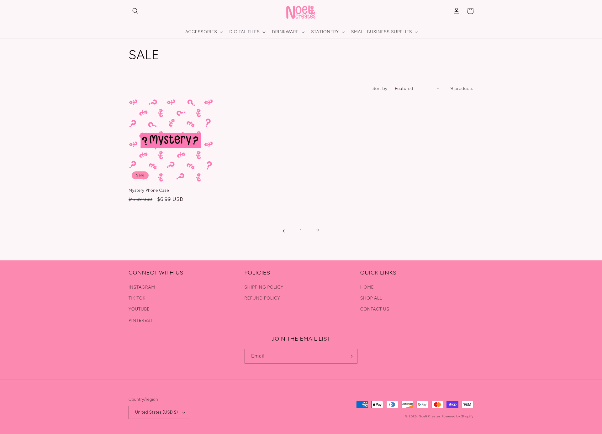 Screenshot of Noeli Creates