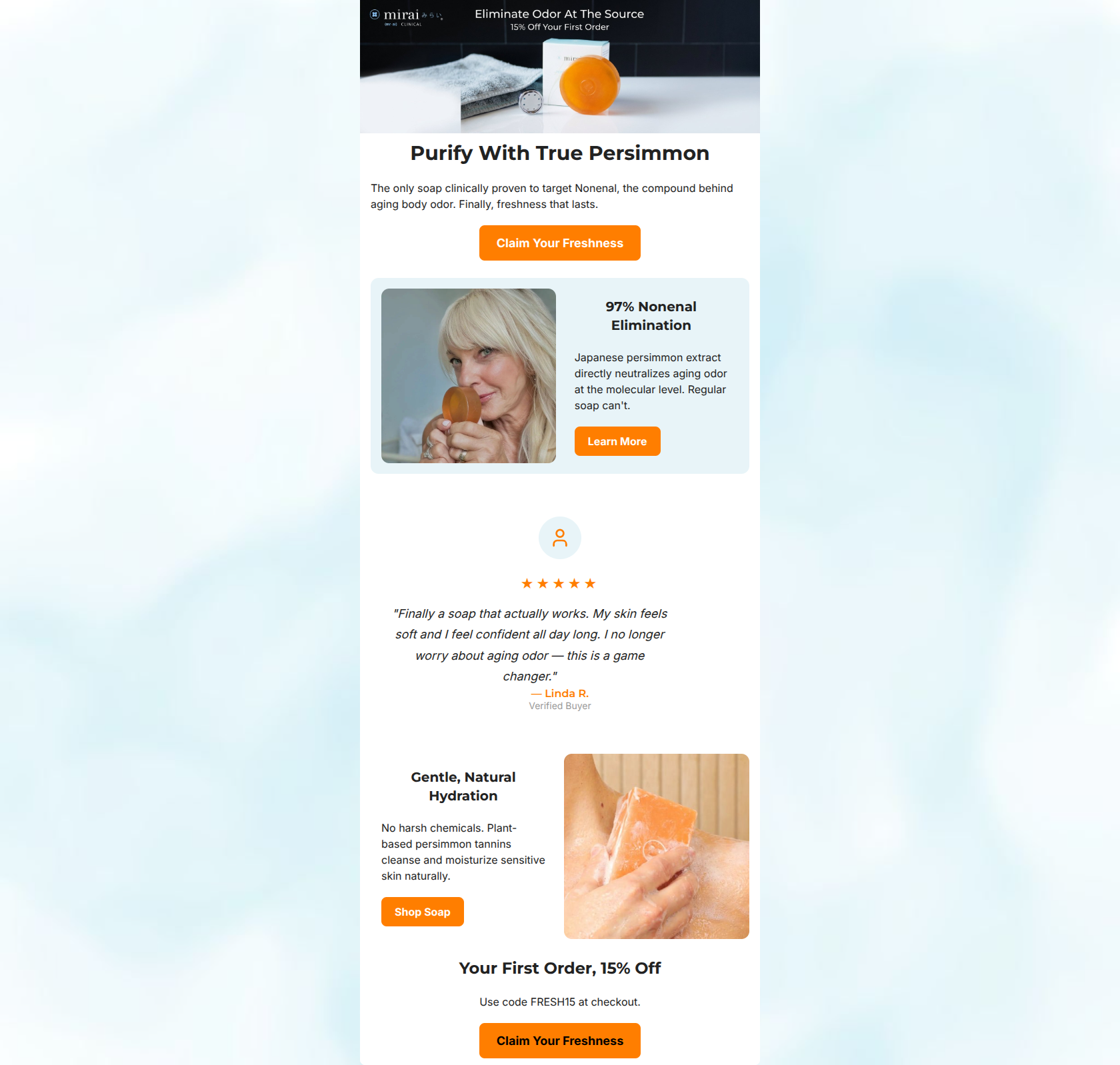 Email design: The Japanese secret to all-day freshness