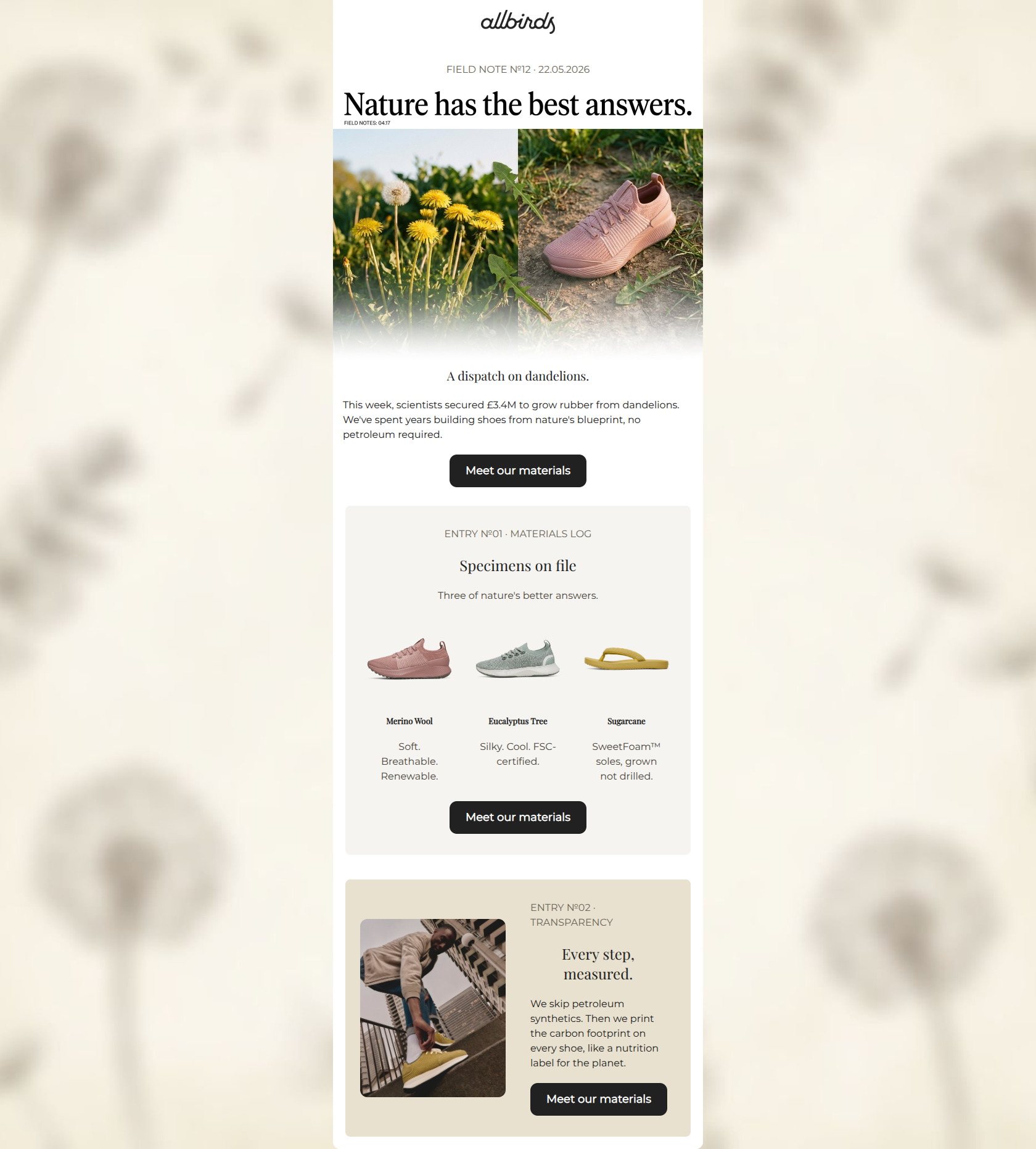 Email design: The future of rubber is weeds?