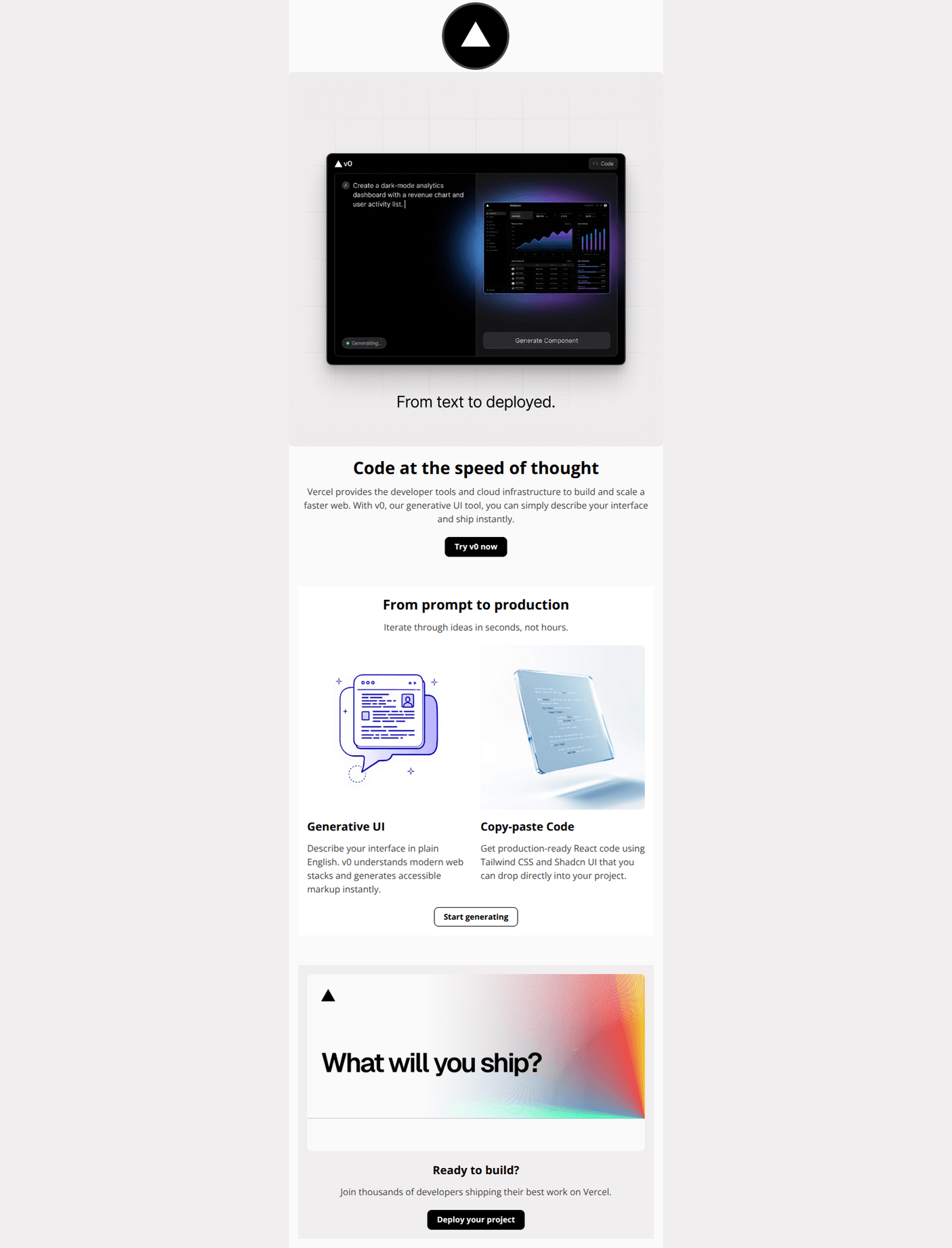 Email design: Build UIs at the speed of thought
