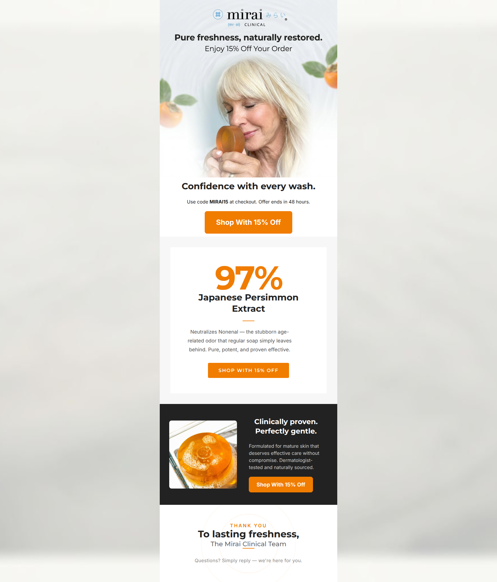 Email design: The natural secret to lasting freshness