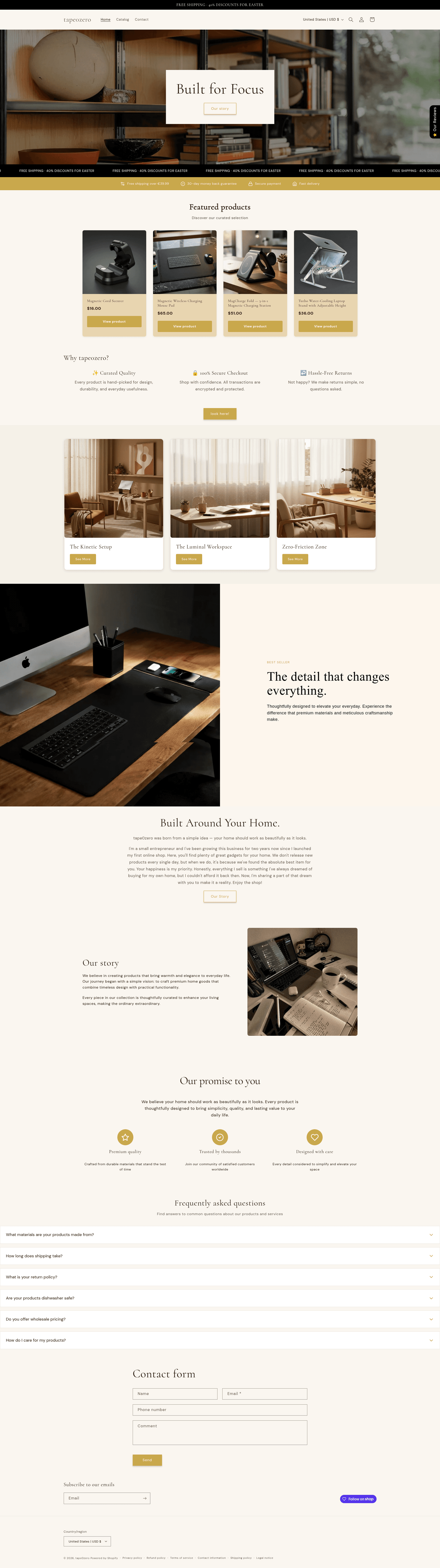 Screenshot of tape0zero