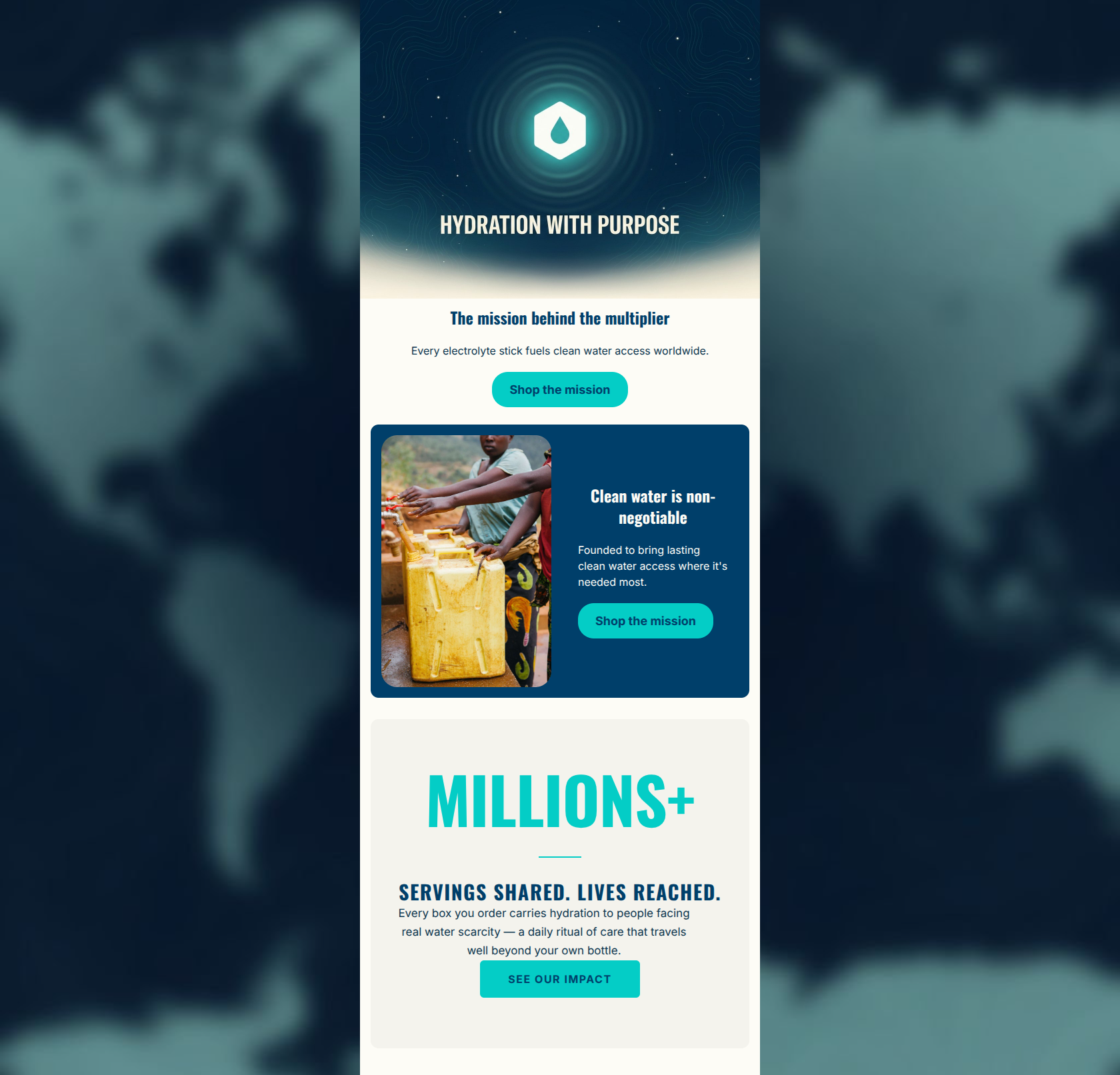 Email design: More than hydration.