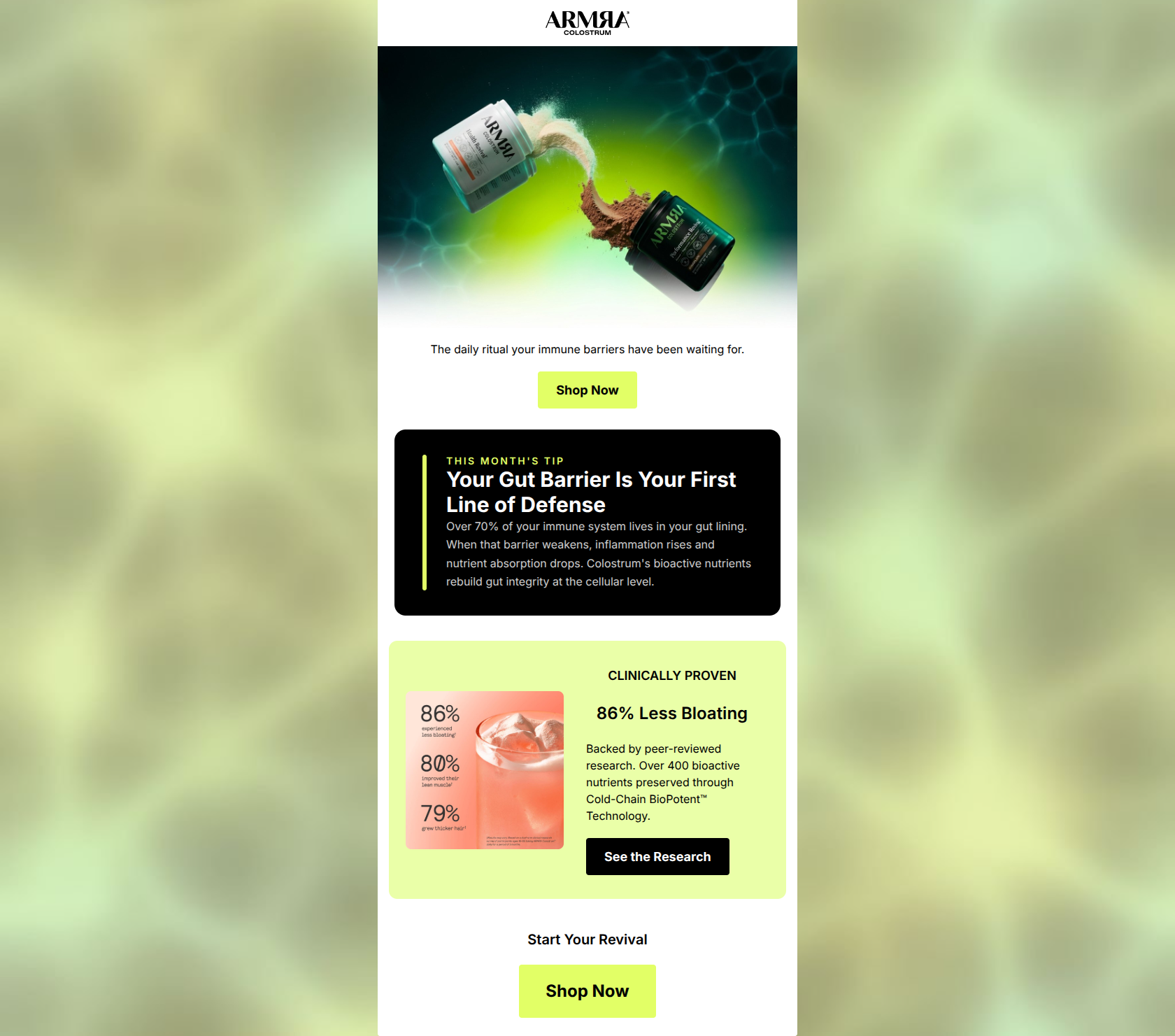 Email design: Your immune barriers need this daily ritual