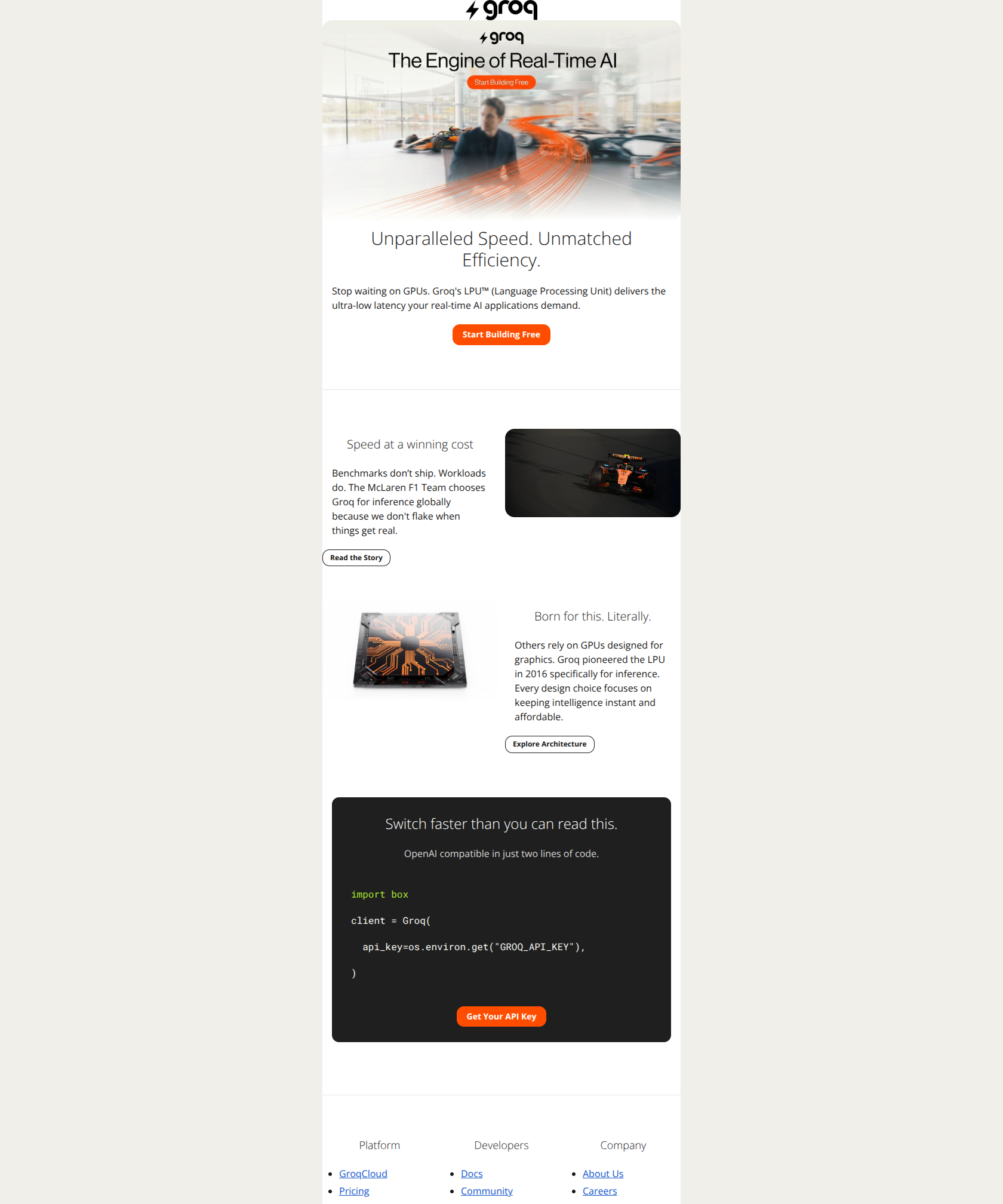 Email design: Inference at the speed of thought