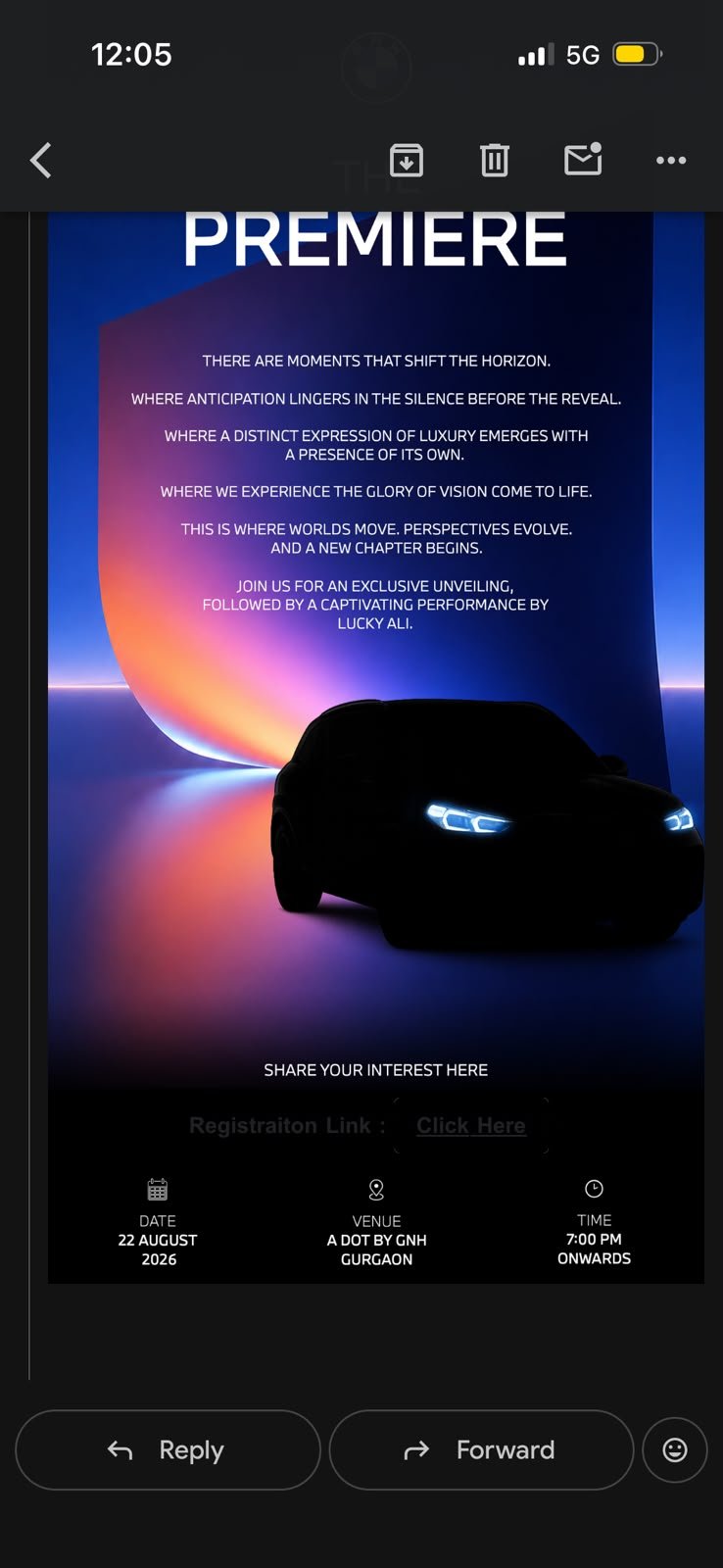 Email review: BMW