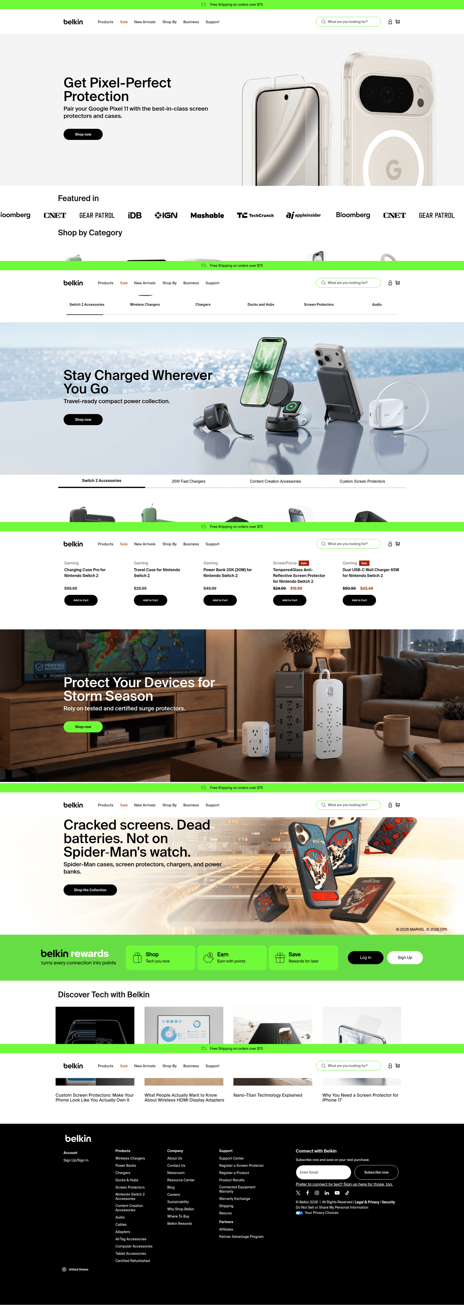 Screenshot of Belkin