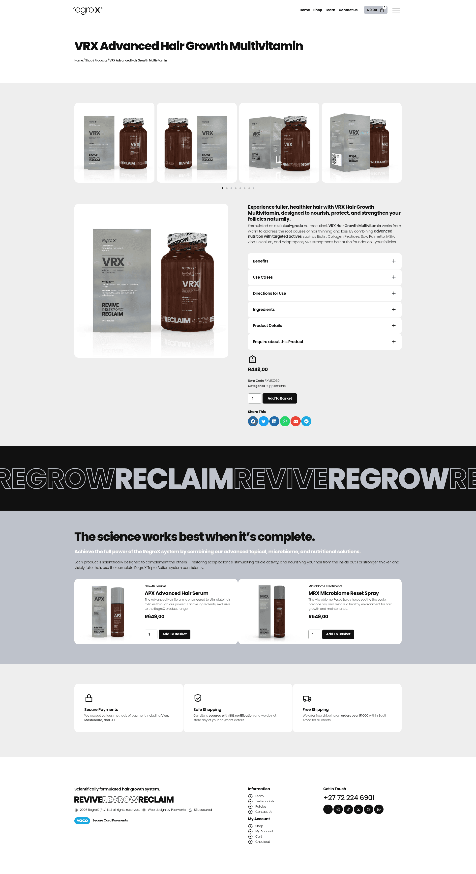 Screenshot of RegroX