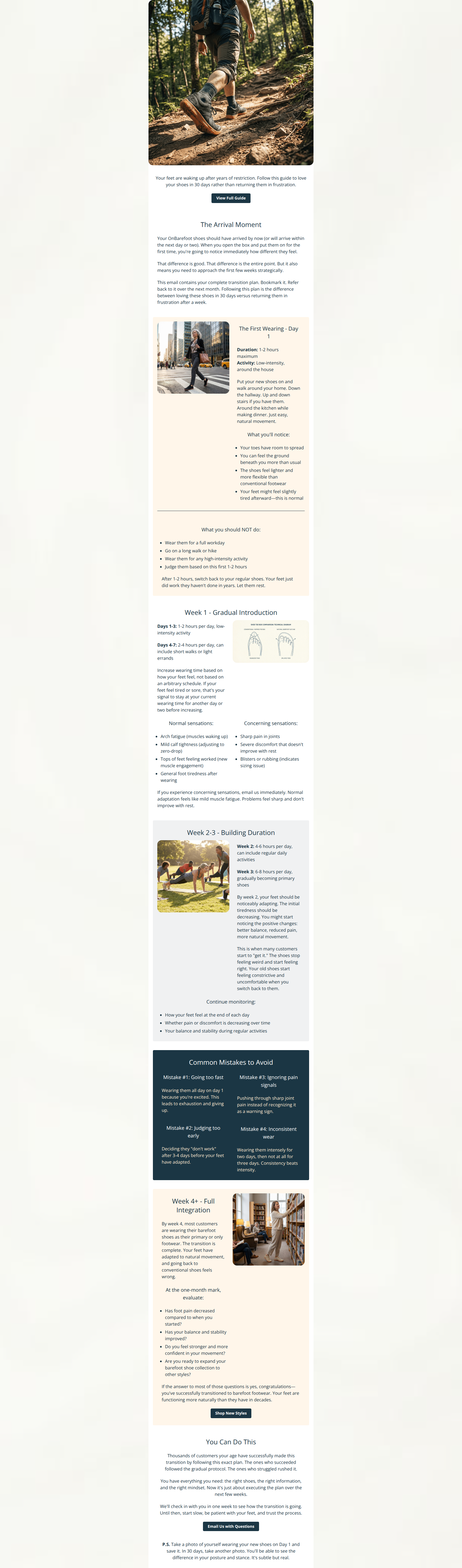 Email design: Post Purchase - Email 5