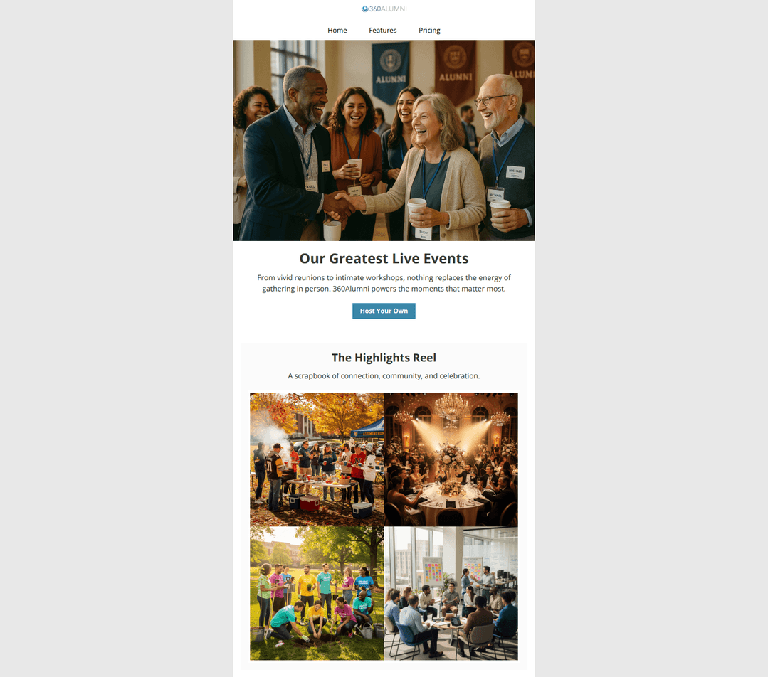 Email design: Inside: The Highlights Reel ๐ฅ