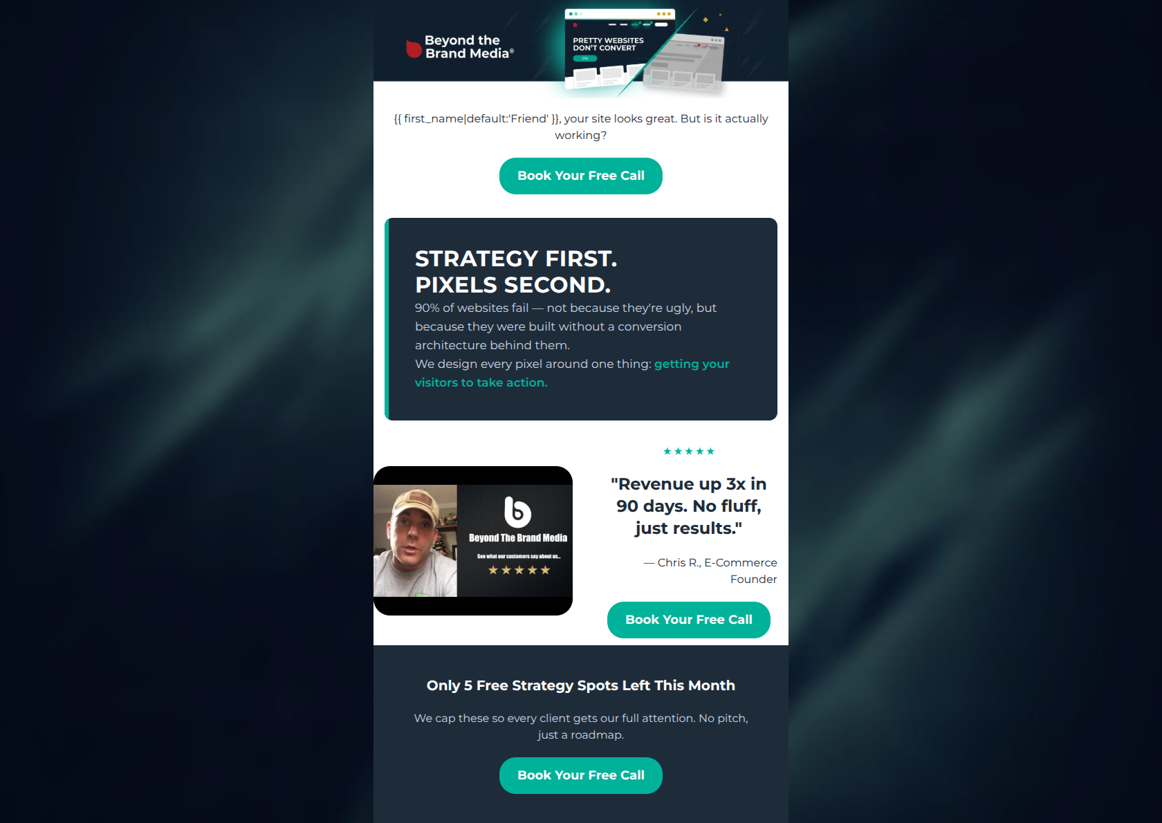 Email design: Your website isn't broken. It's ignored.