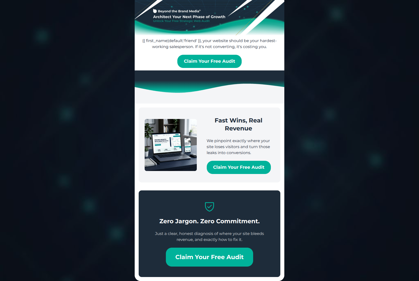 Email design: Your website is losing you money