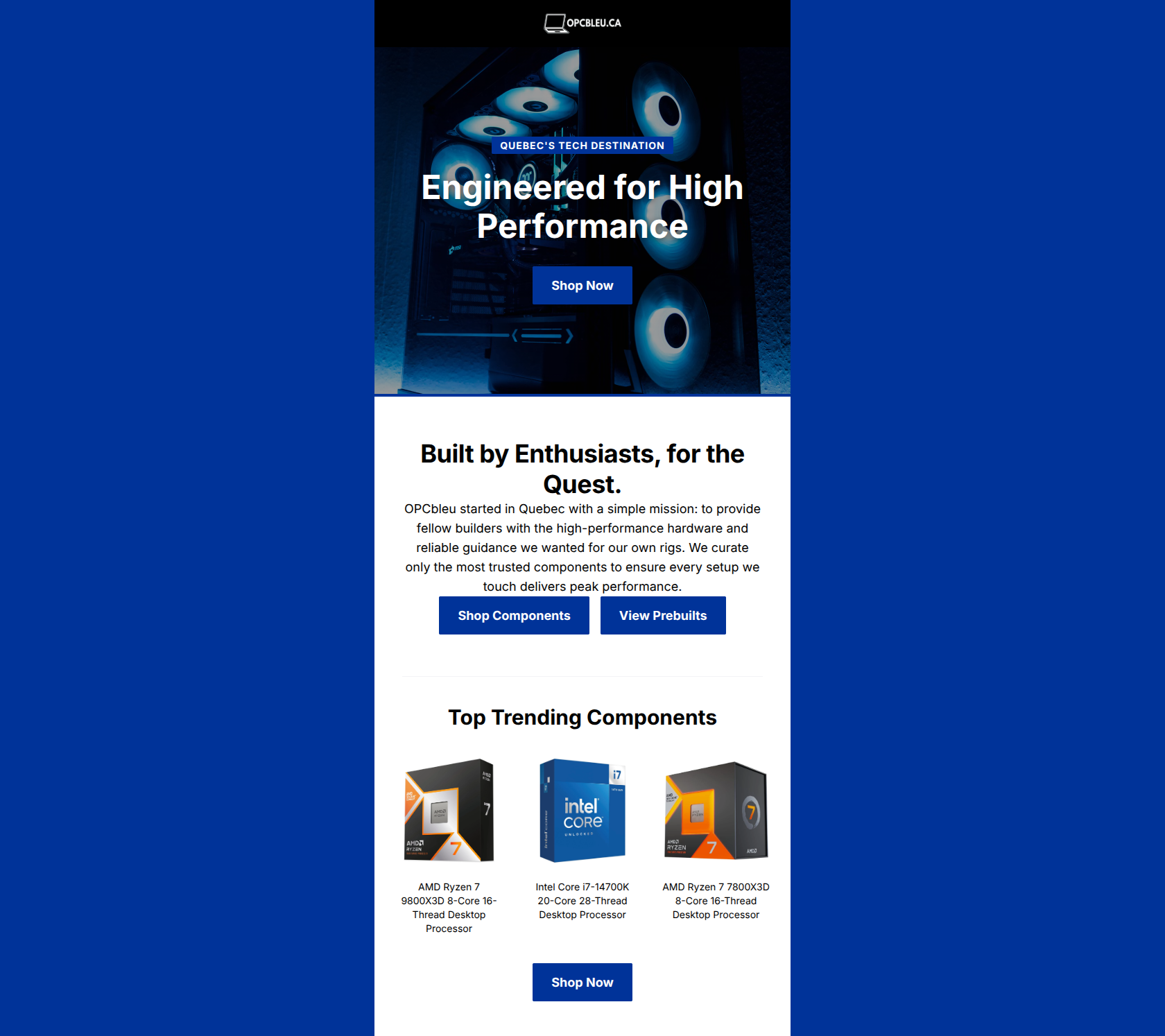Email design: Starter: Product promo — welcome starter template