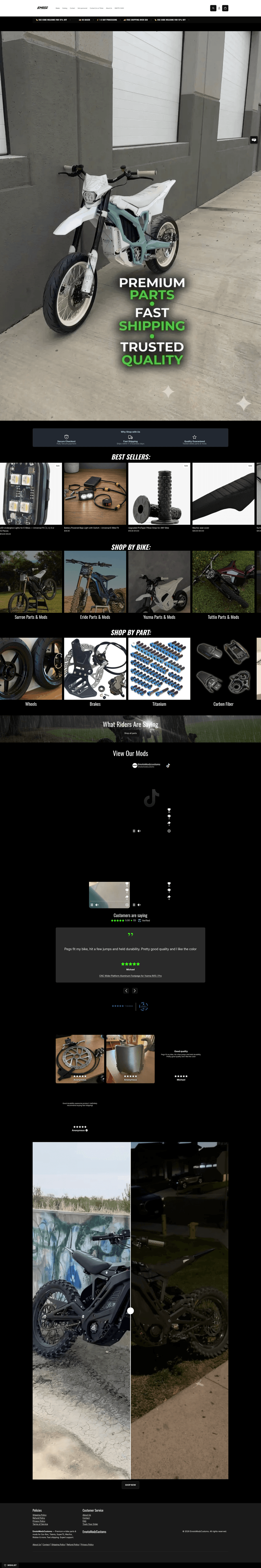 Screenshot of EmotoModzCustoms